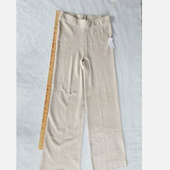 Pink Rose 2-Piece Vest/Pants Loungewear Knit Set Sz M Light Beige NWT - Picture 14 of 14